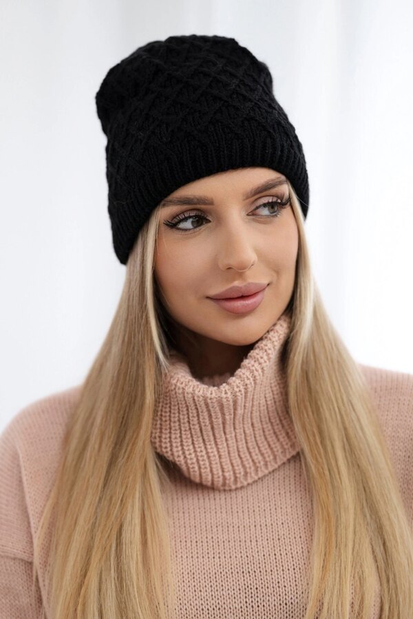 Kesi Cap with fleece Kratka K204 black
