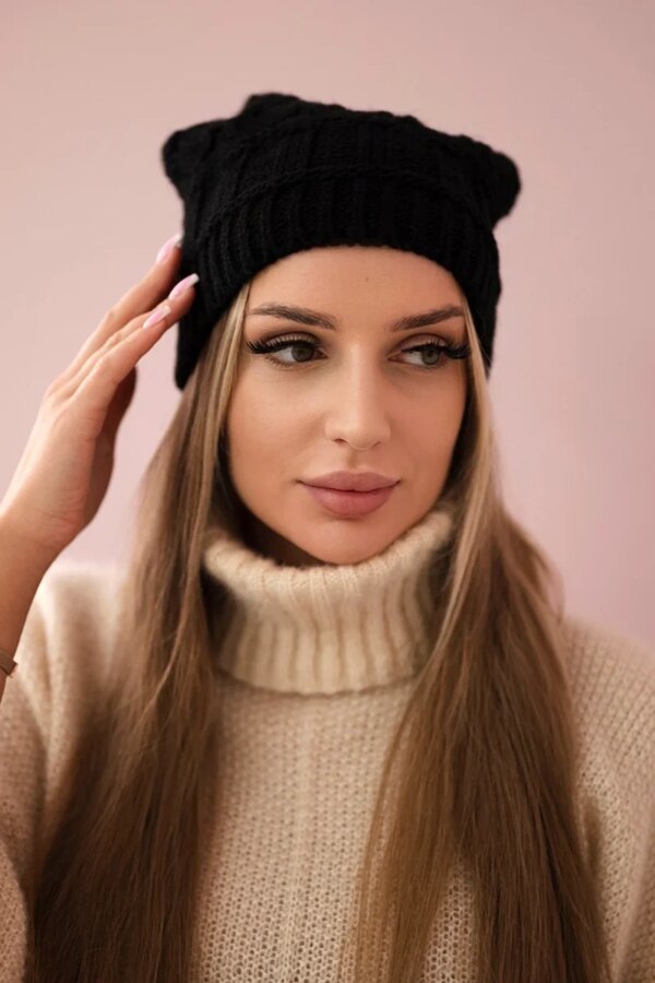 Kesi Cap with fleece Marta K231 black