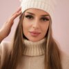 Kesi Cap with fleece Marta K231 ecru