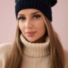 Kesi Cap with fleece Marta K231 navy blue