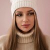 Kesi Cap with fleece Marta K231 white