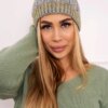 Kesi Cap with fleece Melisa K241 foxy+olive