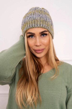 Kesi Cap with fleece Melisa K241 foxy+olive