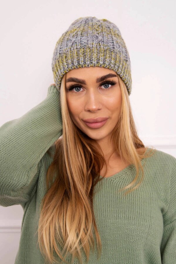 Kesi Cap with fleece Melisa K241 foxy+olive
