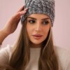 Kesi Cap with fleece Merry K225 gray+graphite