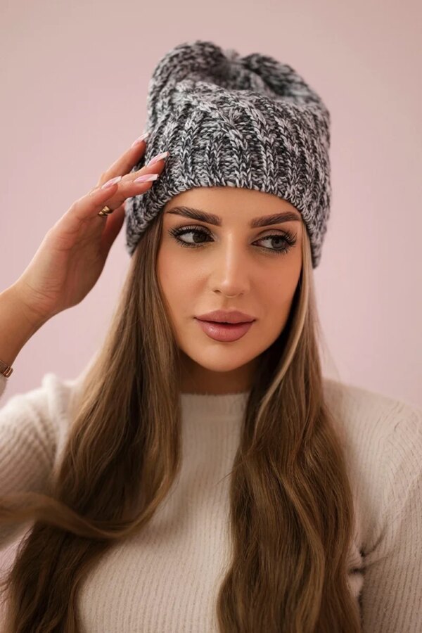 Kesi Cap with fleece Merry K225 gray+graphite