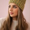 Kesi Cap with fleece Merry K225 kiwi+khaki