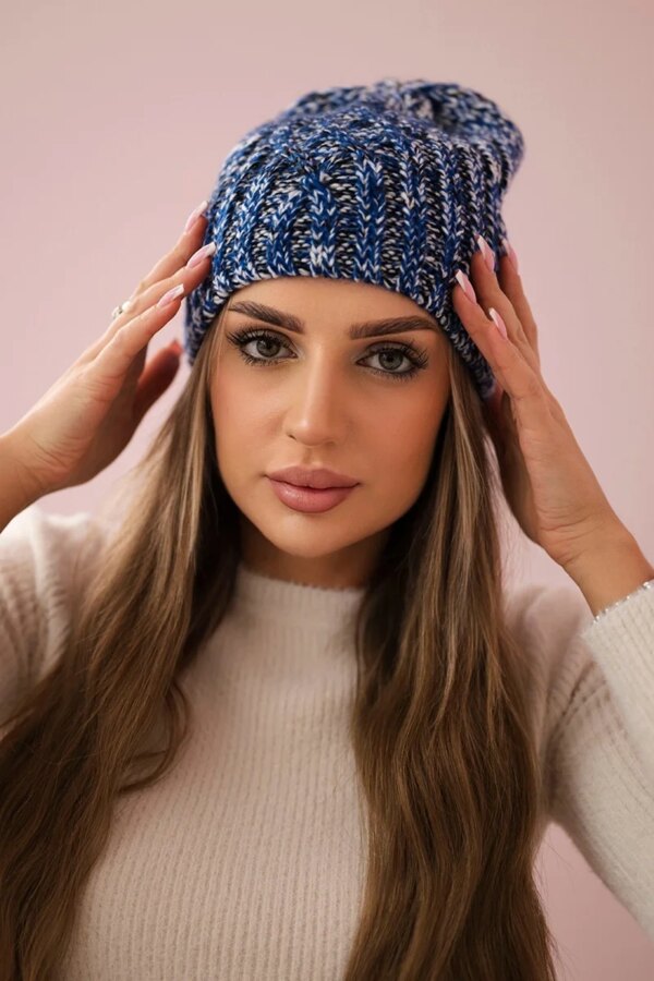 Kesi Cap with fleece Merry K225 mauve-blue