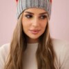 Kesi Cap with fleece Milano K203 foxy+gray