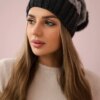 Kesi Cap with fleece Milano K203 light gray+graphite