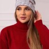 Kesi Cap with fleece Monika K256 black+grey
