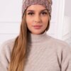 Kesi Cap with fleece Monika K256 mustard+brown