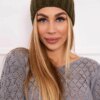 Kesi Cap with fleece Paryż K213 blue + kiwi