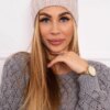 Kesi Cap with fleece Paryż K213 light beige