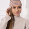 Kesi Cap with fleece Patrycja K254 fuchsia + pink