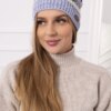 Kesi Cap with fleece Patrycja K254 purple + blue