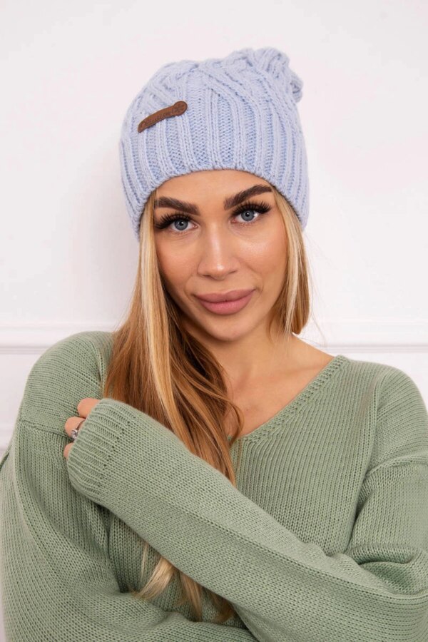 Kesi Cap with fleece Paulina K227 blue