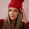 Kesi Cap with fleece Rabbid K237 raspberry