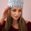 Kesi Cap with fleece Roksana K209 blue