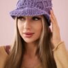 Kesi Cap with fleece Roma Bis K235 purple
