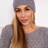 Kesi Cap with fleece Roma K224 light gray