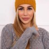 Kesi Cap with fleece Roma K224 mustard