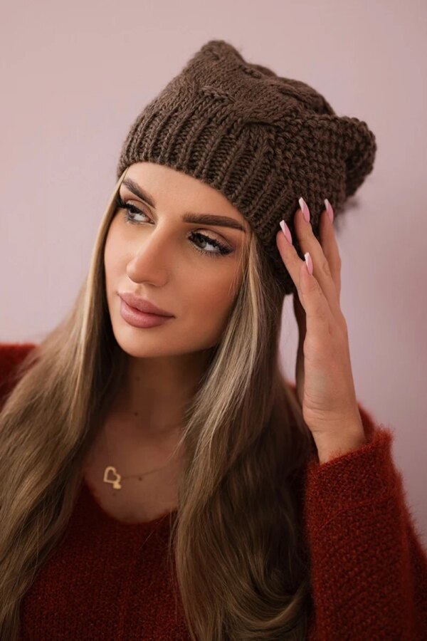 Kesi Cap with fleece Sandra K210 cappuccino