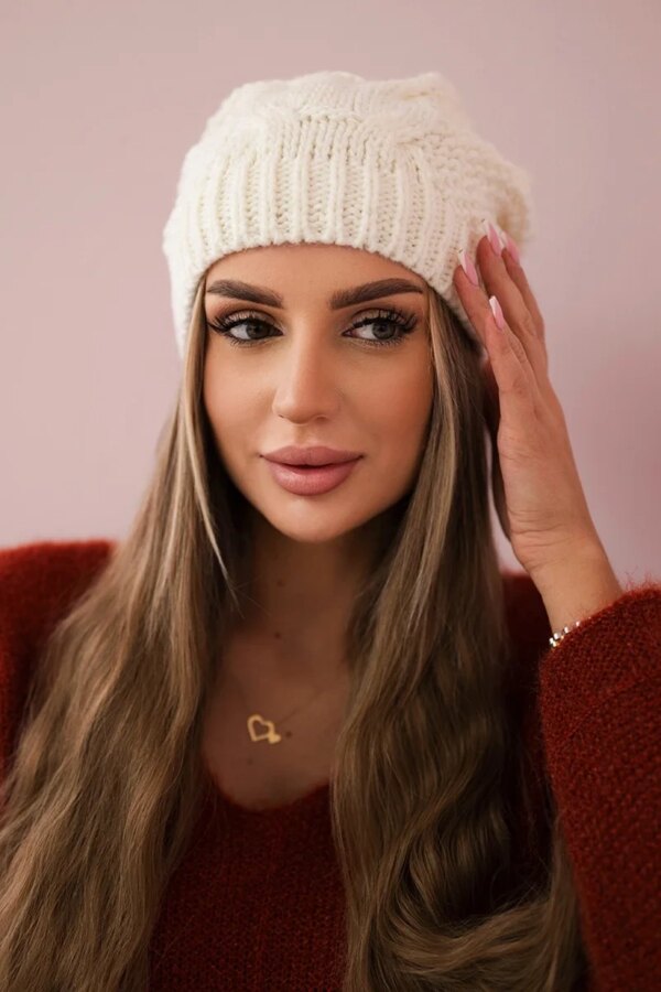 Kesi Cap with fleece Sandra K210 ecru