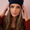 Kesi Cap with fleece Sandra K210 navy blue