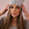 Kesi Cap with fleece Sonia K201 dark gray