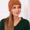 Kesi Cap with fleece Stefania K278 light brown