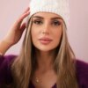 Kesi Cap with fleece Teresa K285 white