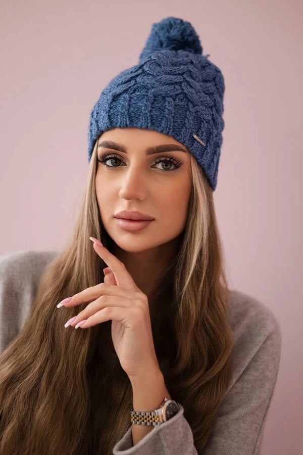 Kesi Cap with fleece Waleria K307 jeans