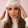 Kesi Cap with mohair Panterka K233 white