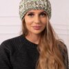 Kesi Cap with turn up Klara K311 green + brown