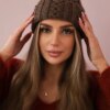 Kesi Cap with turn up Marzena K206 brown