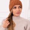 Kesi Cap with turn up Zyta K308 camel