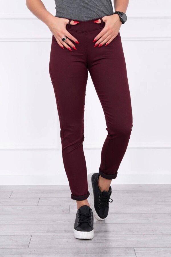 Kesi Colorful jeans burgundy
