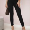 Kesi Cotton pants with a bow black