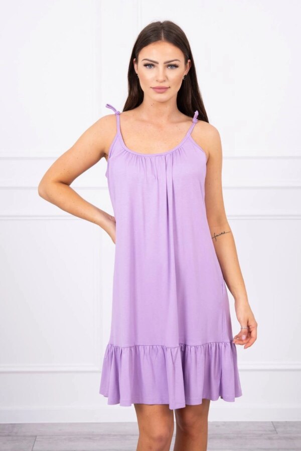 Kesi Dress with thin straps purple