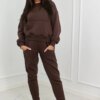 Kesi Insulated set sweatshirt + pants brown