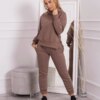 Kesi Insulated set with turtleneck and hood mocca