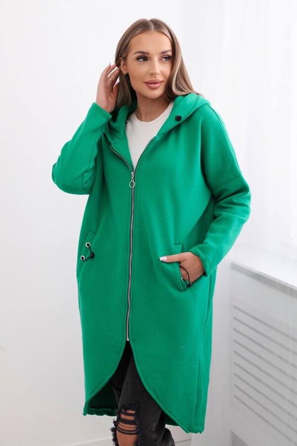 Kesi Long insulated sweatshirt green