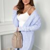 Kesi Sweater Cardigan weave the braid azure