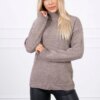 Kesi Sweater high neck cappuccino