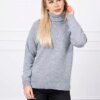 Kesi Sweater with a turtleneck gray