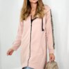 Kesi Sweatshirt with zip at the back dark powdered pink