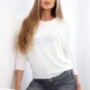 Kesi Włoski Blouse with the inscription Fantastic ecru