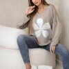 Kesi Włoski Butter sweatshirt with hearts print