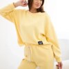 Kesi Włoski Buttery fabric set sweatshirt + pants yellow